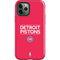 NBA Detroit Pistons Standard - Red iPhone 12 Pro Impact Case
