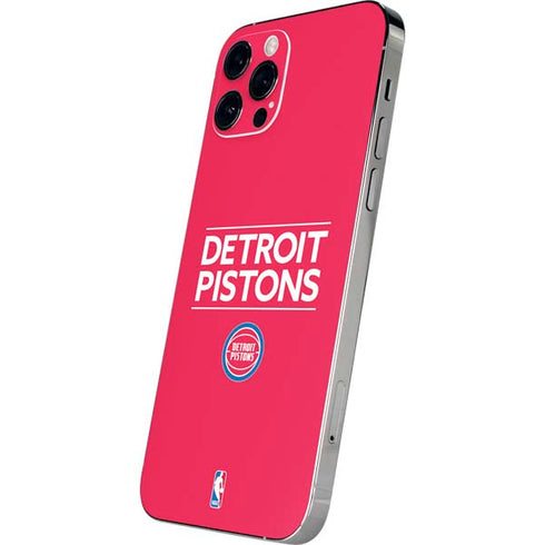 NBA Detroit Pistons Standard - Red iPhone 12 Pro Max Skin