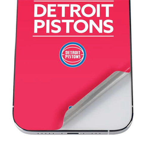 NBA Detroit Pistons Standard - Red iPhone 12 Pro Max Skin