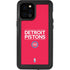 NBA Detroit Pistons Standard - Red iPhone 12 Pro Max Waterproof Case