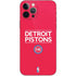 NBA Detroit Pistons Standard - Red iPhone 12 Pro Skin