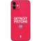 NBA Detroit Pistons Standard - Red iPhone 12 Skin