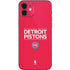 NBA Detroit Pistons Standard - Red iPhone 12 Skin