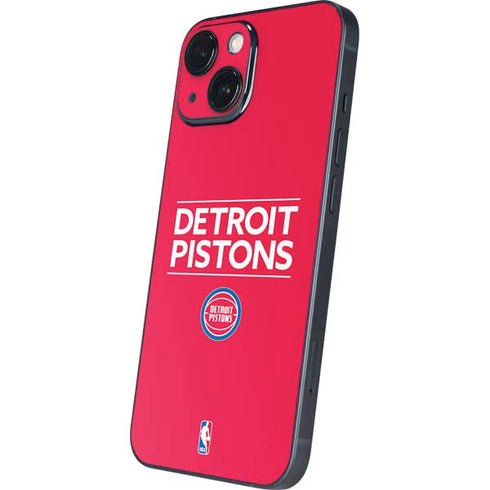 NBA Detroit Pistons Standard - Red iPhone 13 Mini Skin