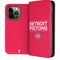 NBA Detroit Pistons Standard - Red iPhone 13 Pro Folio Case
