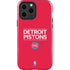 NBA Detroit Pistons Standard - Red iPhone 13 Pro Max Impact Case