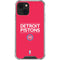 NBA Detroit Pistons Standard - Red iPhone 14 Clear Case