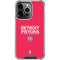 NBA Detroit Pistons Standard - Red iPhone 15 Pro Clear Case