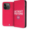 NBA Detroit Pistons Standard - Red iPhone 14 Pro Folio Case