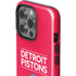 NBA Detroit Pistons Standard - Red iPhone 14 Pro Impact Case