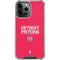 NBA Detroit Pistons Standard - Red iPhone 14 Pro Max Clear Case