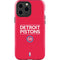 NBA Detroit Pistons Standard - Red iPhone 15 Pro Max Impact Case
