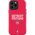 NBA Detroit Pistons Standard - Red iPhone 15 Pro Max Impact Case