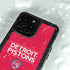 NBA Detroit Pistons Standard - Red iPhone 15 Pro Waterproof Case