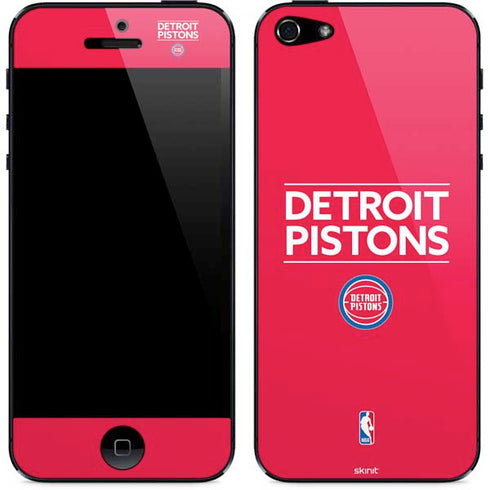 NBA Detroit Pistons Standard - Red iPhone 5/5s/5SE Skin