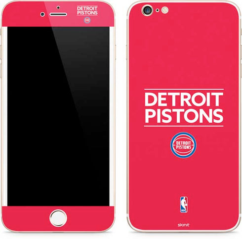 NBA Detroit Pistons Standard - Red iPhone 6/6s Plus Skin