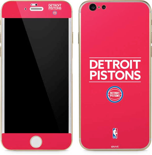 NBA Detroit Pistons Standard - Red iPhone 6/6s Skin