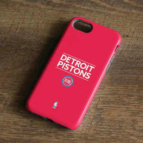 NBA Detroit Pistons Standard - Red iPhone 7 Pro Case