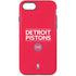 NBA Detroit Pistons Standard - Red iPhone 8 Pro Case