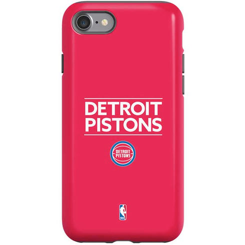 NBA Detroit Pistons Standard - Red iPhone SE (2nd & 3rd Gen) Pro Case