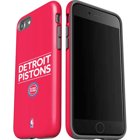 NBA Detroit Pistons Standard - Red iPhone SE (2nd & 3rd Gen) Pro Case