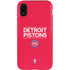 NBA Detroit Pistons Standard - Red iPhone XR Pro Case