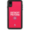 NBA Detroit Pistons Standard - Red iPhone XR Waterproof Case