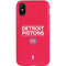 NBA Detroit Pistons Standard - Red iPhone XS Pro Case