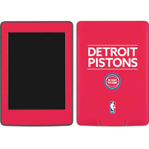 NBA Detroit Pistons Standard - Red Amazon Kindle Skin