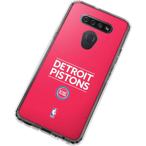 NBA Detroit Pistons Standard - Red LG K51/Q51 Clear Case