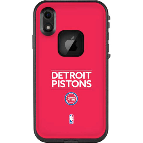 NBA Detroit Pistons Standard - Red LifeProof Fre iPhone Skin