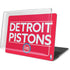 NBA Detroit Pistons Standard - Red MacBook Pro 16in (2019-20) Case plus Skin