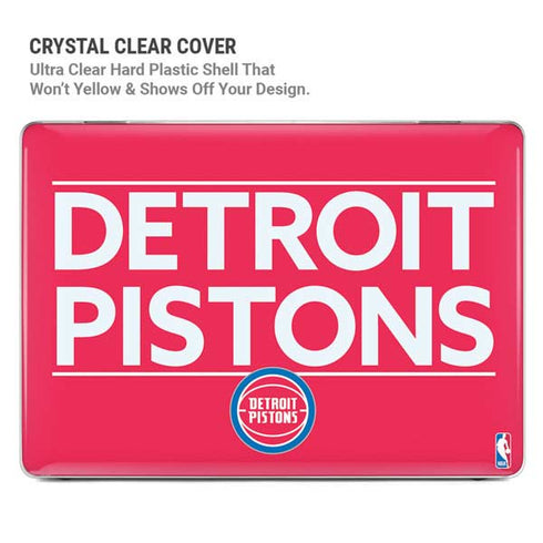NBA Detroit Pistons Standard - Red MacBook Pro 16in (2019-20) Case plus Skin