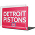 NBA Detroit Pistons Standard - Red MacBook Pro 16in (2021-25) Case plus Skin