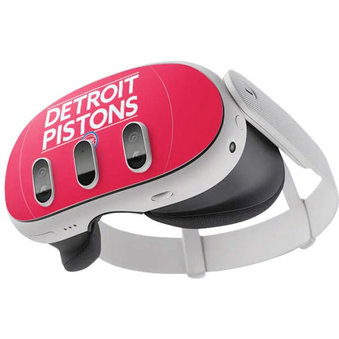 NBA Detroit Pistons Standard - Red Meta Quest 3 Skin
