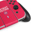 NBA Detroit Pistons Standard - Red Nintendo Switch OLED (2021) Skin