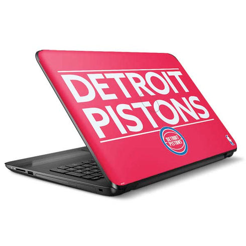 NBA Detroit Pistons Standard - Red HP Notebook Skin