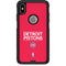 NBA Detroit Pistons Standard - Red Otterbox Commuter iPhone Skin