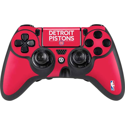 NBA Detroit Pistons Standard - Red PS4/PC SCUF Impact Controller Skin
