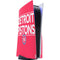 NBA Detroit Pistons Standard - Red PS5 Console Skin