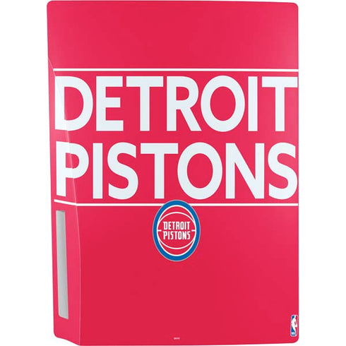 NBA Detroit Pistons Standard - Red PS5 Console Skin
