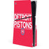 NBA Detroit Pistons Standard - Red PS5 Slim Disk Console Skin