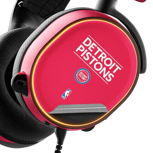 NBA Detroit Pistons Standard - Red SteelSeries Arctis 5 Skin