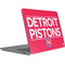 NBA Detroit Pistons Standard - Red Surface Laptop Studio Skin