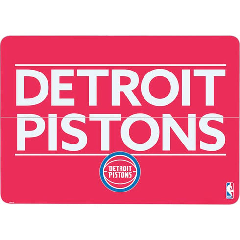 NBA Detroit Pistons Standard - Red Surface Laptop Studio Skin