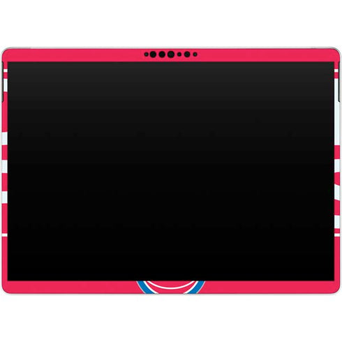 NBA Detroit Pistons Standard - Red Surface Pro 8 Skin