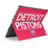 NBA Detroit Pistons Standard - Red Surface Pro 8 Skin