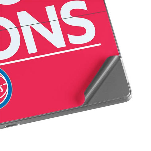 NBA Detroit Pistons Standard - Red Surface Pro 8 Skin