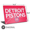 NBA Detroit Pistons Standard - Red Universal Laptop 18in (14.6 x 10.6in) Skin