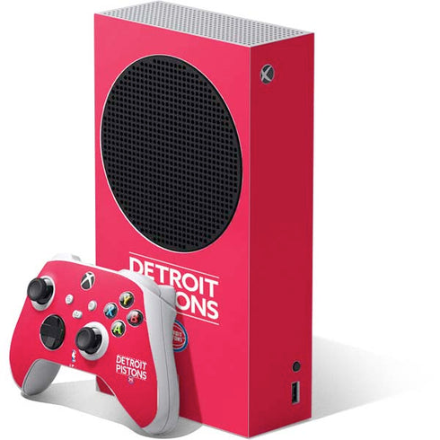 NBA Detroit Pistons Standard - Red Xbox Series S Skins